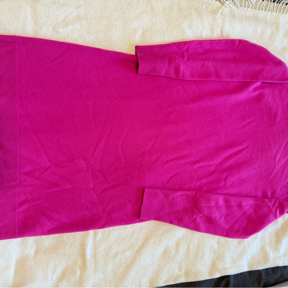 J CREW CASHMERE DRESS!!💗Vibrant Pink Sweater Dress